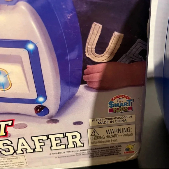 Smart Beam Safer Safe Piggy Bank Blue Code Electronic Kids - Picture 5 of 13